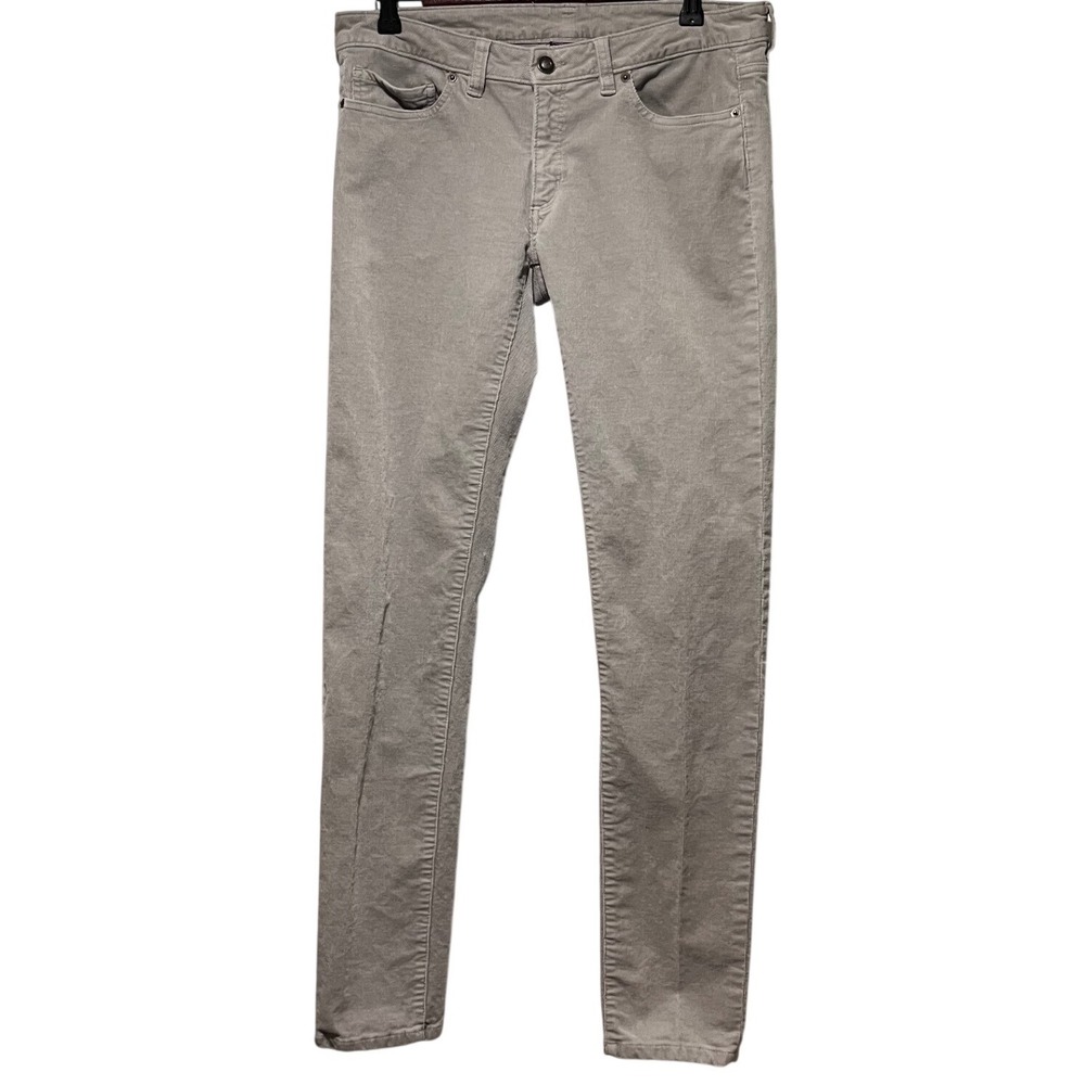 Patagonia Corduroy Organic‎ Cotton Pants Womens Size 30 Grey Slim Fit